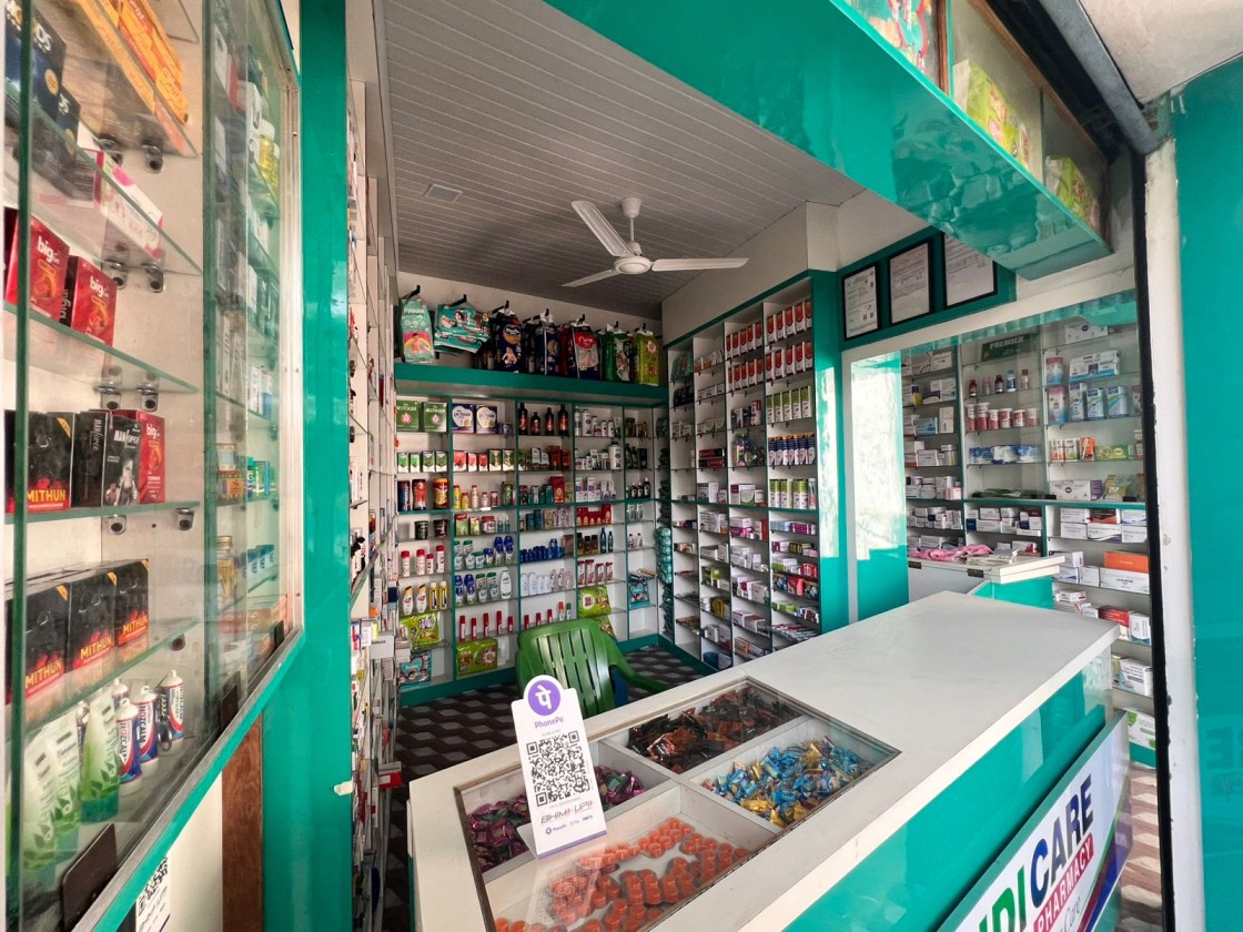 Interior view with wide range of products